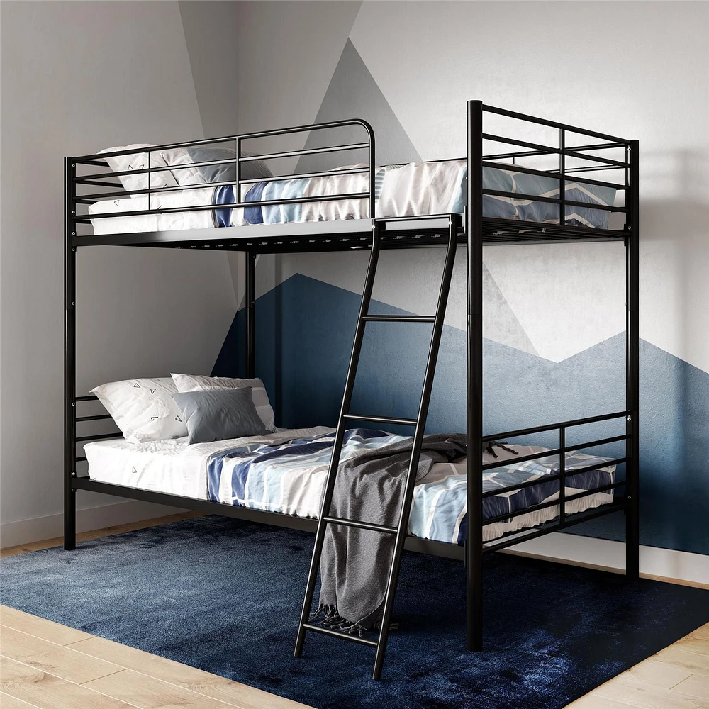 Mainstays Twin over Twin Convertible Bunk Bed