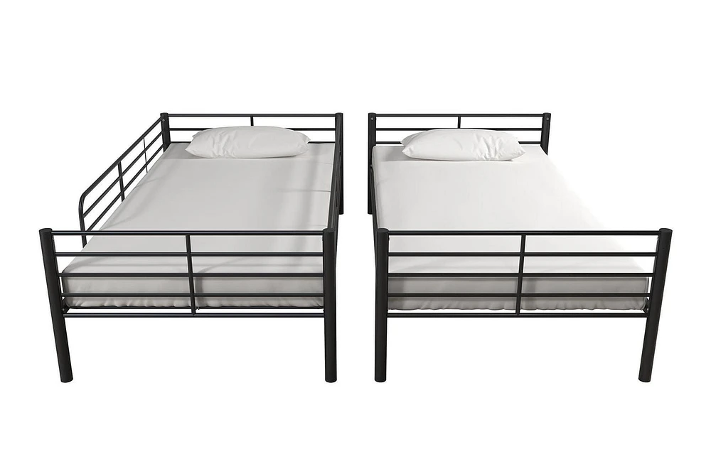 Mainstays Twin over Twin Convertible Bunk Bed