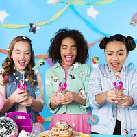 Party Popteenies – Party Pack – 6 Surprise Popper Bundle with Confetti, Collectible Mini Dolls And Accessories, for Ages 4 And up (styles Vary)