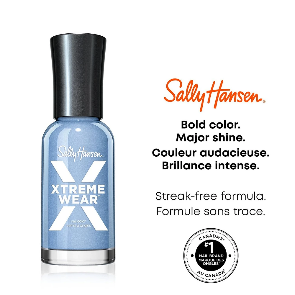 Sally Hansen - Vernis à ongles Xtreme Wear™, tenue et une brillance extrêmes, longue durée, résistante aux éclats, à la décoloration, et est hydrofuge Brillance & protection extrêmes