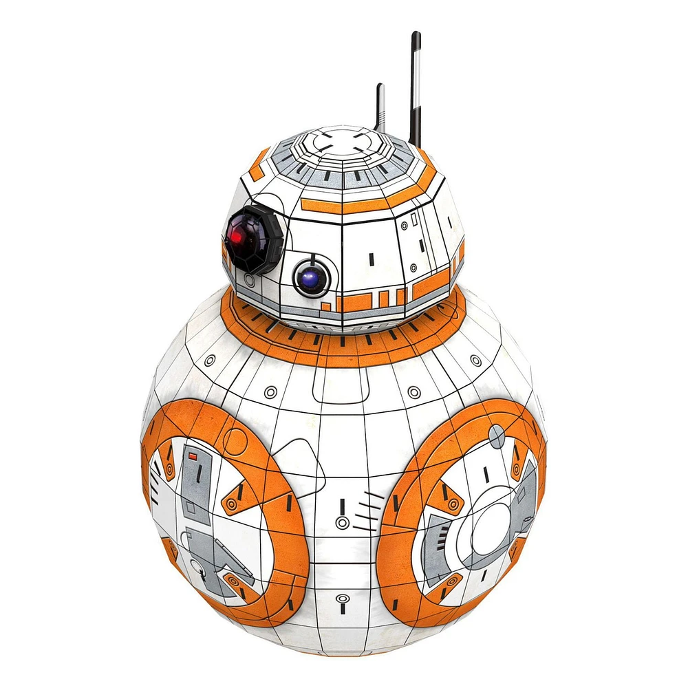 4D Build, Star Wars BB-8, 3D Paper Model Kit, 81 Piece Paper Model Kit for Teens and Adults, Ages 10+