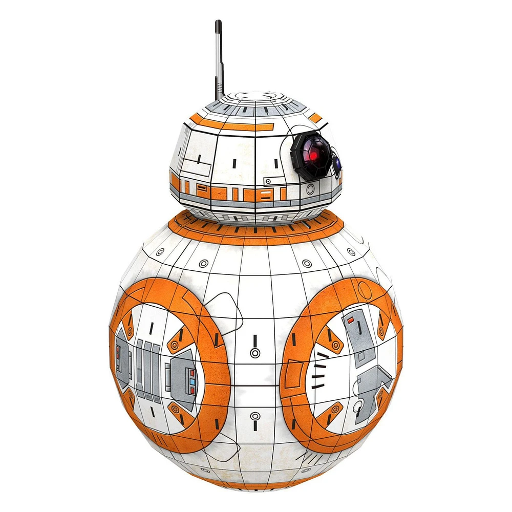 4D Build, Star Wars BB-8, 3D Paper Model Kit, 81 Piece Paper Model Kit for Teens and Adults, Ages 10+