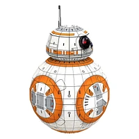 4D Build, Star Wars BB-8, 3D Paper Model Kit, 81 Piece Paper Model Kit for Teens and Adults, Ages 10+