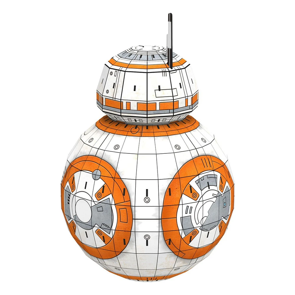 4D Build, Star Wars BB-8, 3D Paper Model Kit, 81 Piece Paper Model Kit for Teens and Adults, Ages 10+