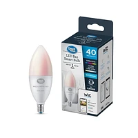 Great Value WIZ 40W Full Colour B12 WiFi Bulb, 40W B12 Smart Bulb