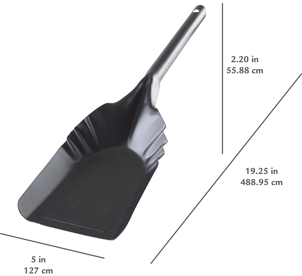 Pleasant Hearth 613 Fireplace Shovel, Black