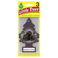 LITTLE TREES air freshener Blackberry Clove 3-Pack, LT AF Blackberry Clove 3-Pack