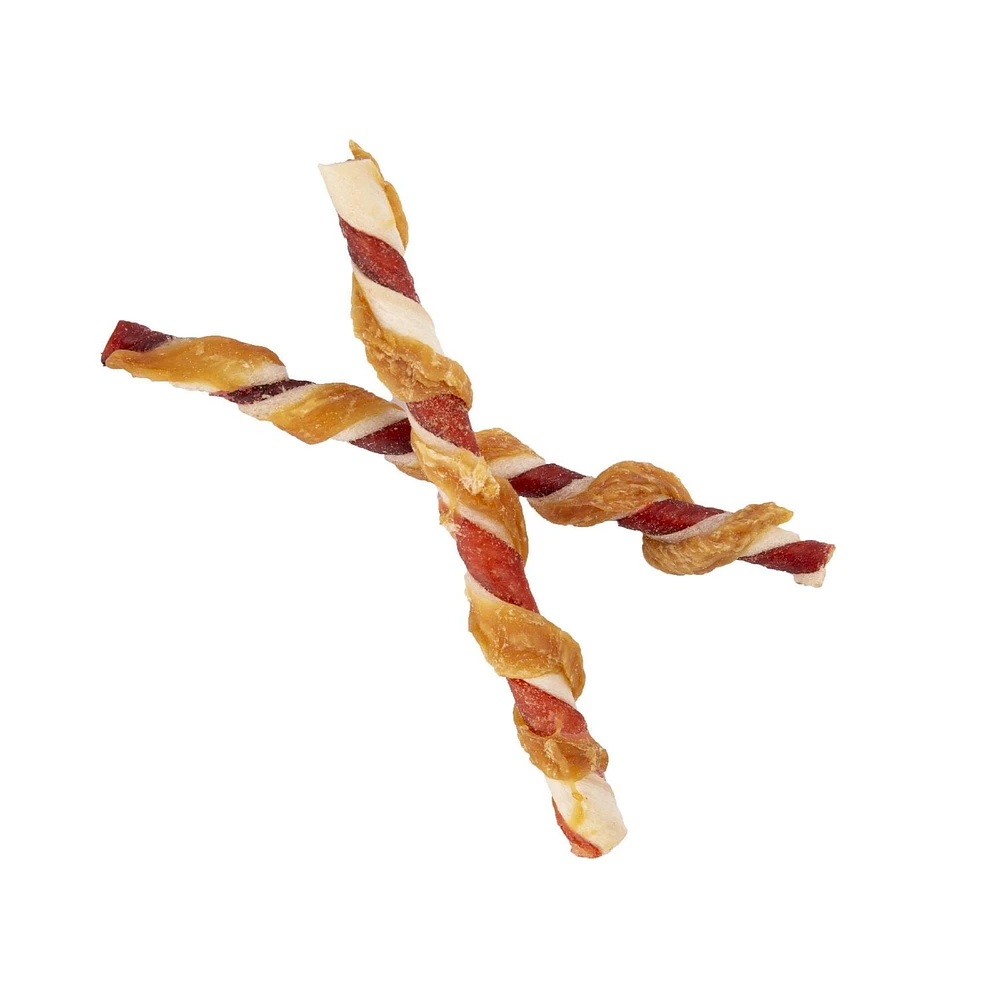 Good 'n' Fun Triple Flavour Twists, 70ct., A meaty snack for all dogs