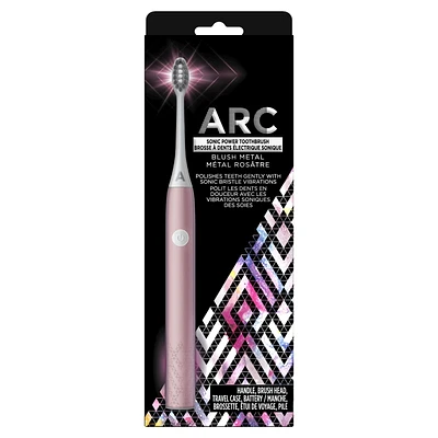 ARC Metal Sonic Power Toothbrush - Blush Metal