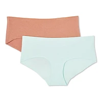 Lot de 2 culottes à taille basse George pour femmes Tailles P–TG