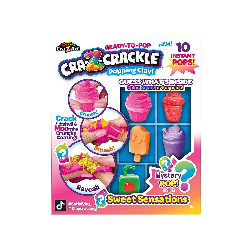 Cra-Z-Crackle, Ready To Pop Sweet Sensations, Popping Clay