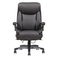 Sealy® Fitzroy Faux Black Leather Executive Office Chair