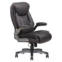 Sealy® Fitzroy Faux Black Leather Executive Office Chair