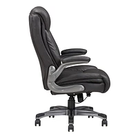 Sealy® Fitzroy Faux Black Leather Executive Office Chair