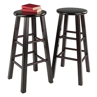 Element 2-Pc Bar Stool Set Espresso