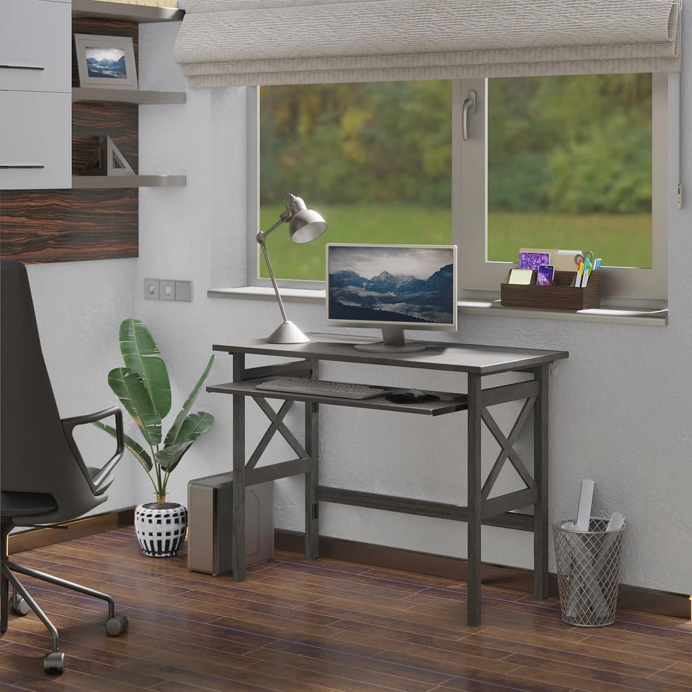 Xander Foldable Desk Oyster Gray