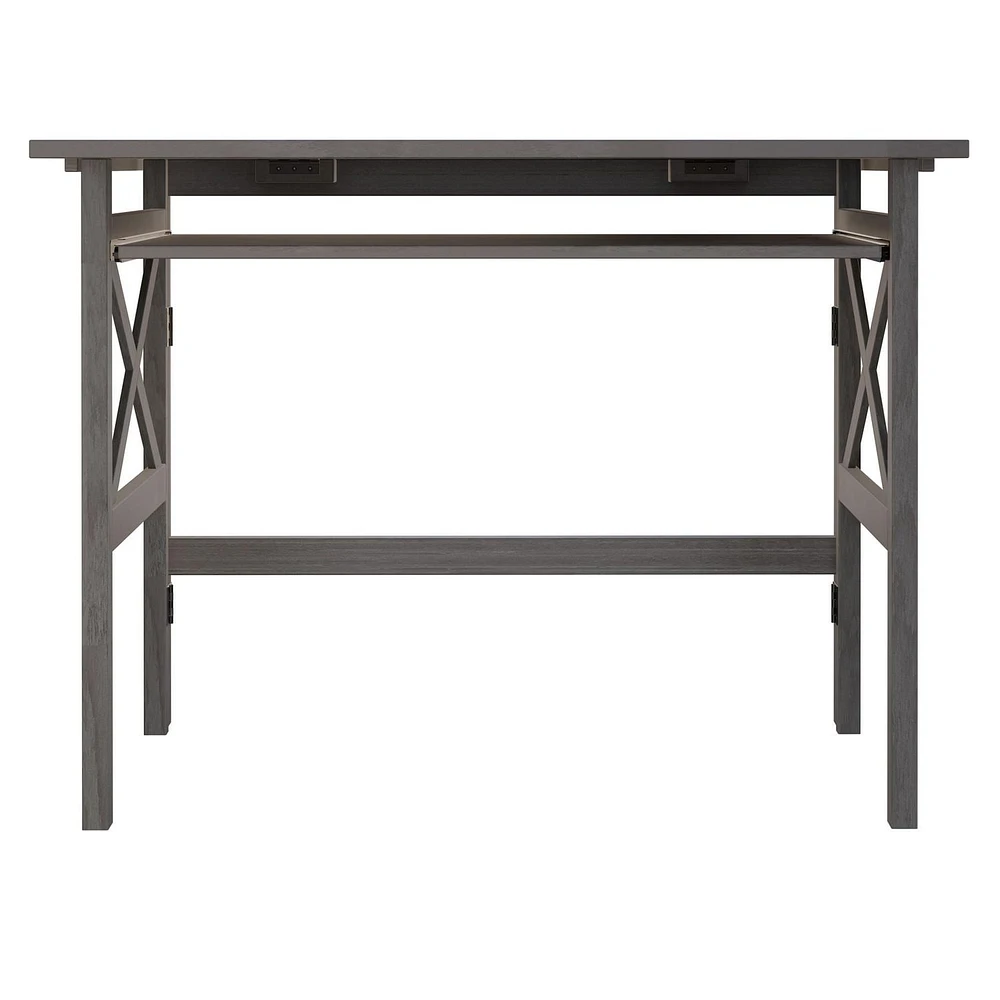 Xander Foldable Desk Oyster Gray