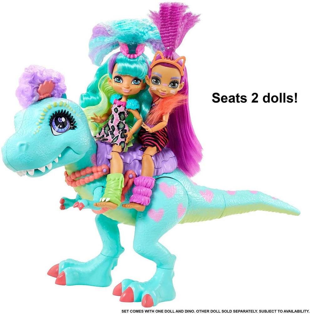 Cave Club Rockelle & Tyrasaurus Doll & Figure