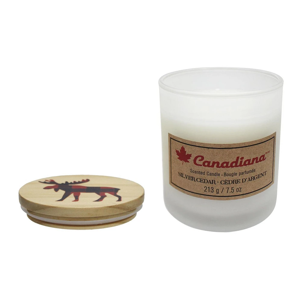 Canadiana 7.5oz SILVER CEDAR Scented Candle