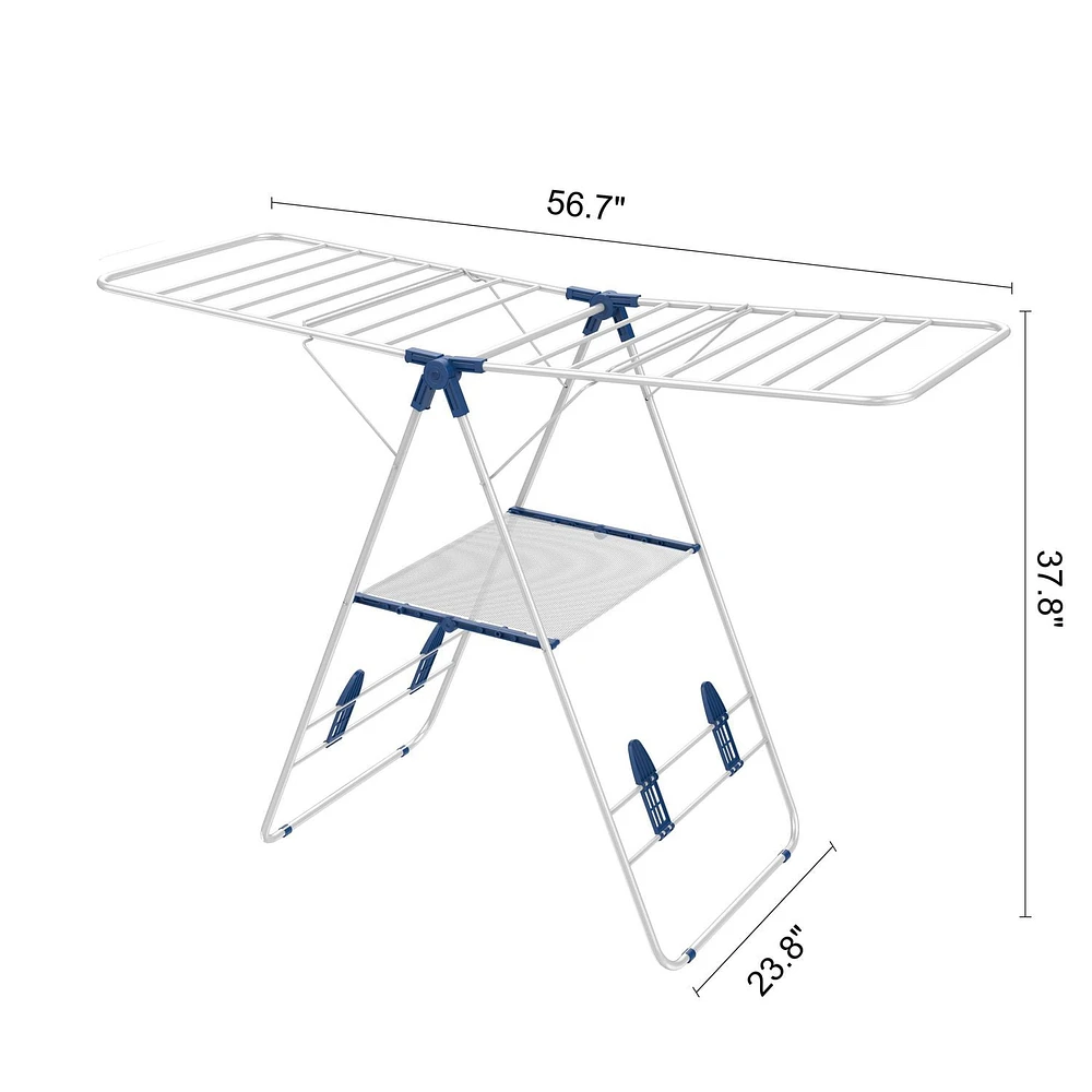 MAINSTAYS Heavy Duty Drying Rack, 43 feet of drying space