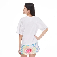 Ensemble 3 pièces avec short et masque Justice pour filles