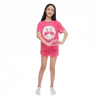 Justice Girls' Interactive Glow-in-the-Dark Pajamas 3-Piece Set