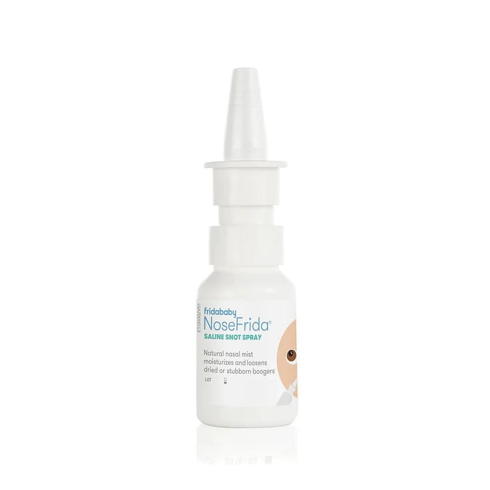 Frida Baby - NoseFrida Saline Snot Spray Spray nasal salin pour adoucir les voies nasales à utiliser avant NoseFrida The SnotSucker 20 ml