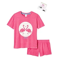 Justice Girls' Interactive Glow-in-the-Dark Pajamas 3-Piece Set