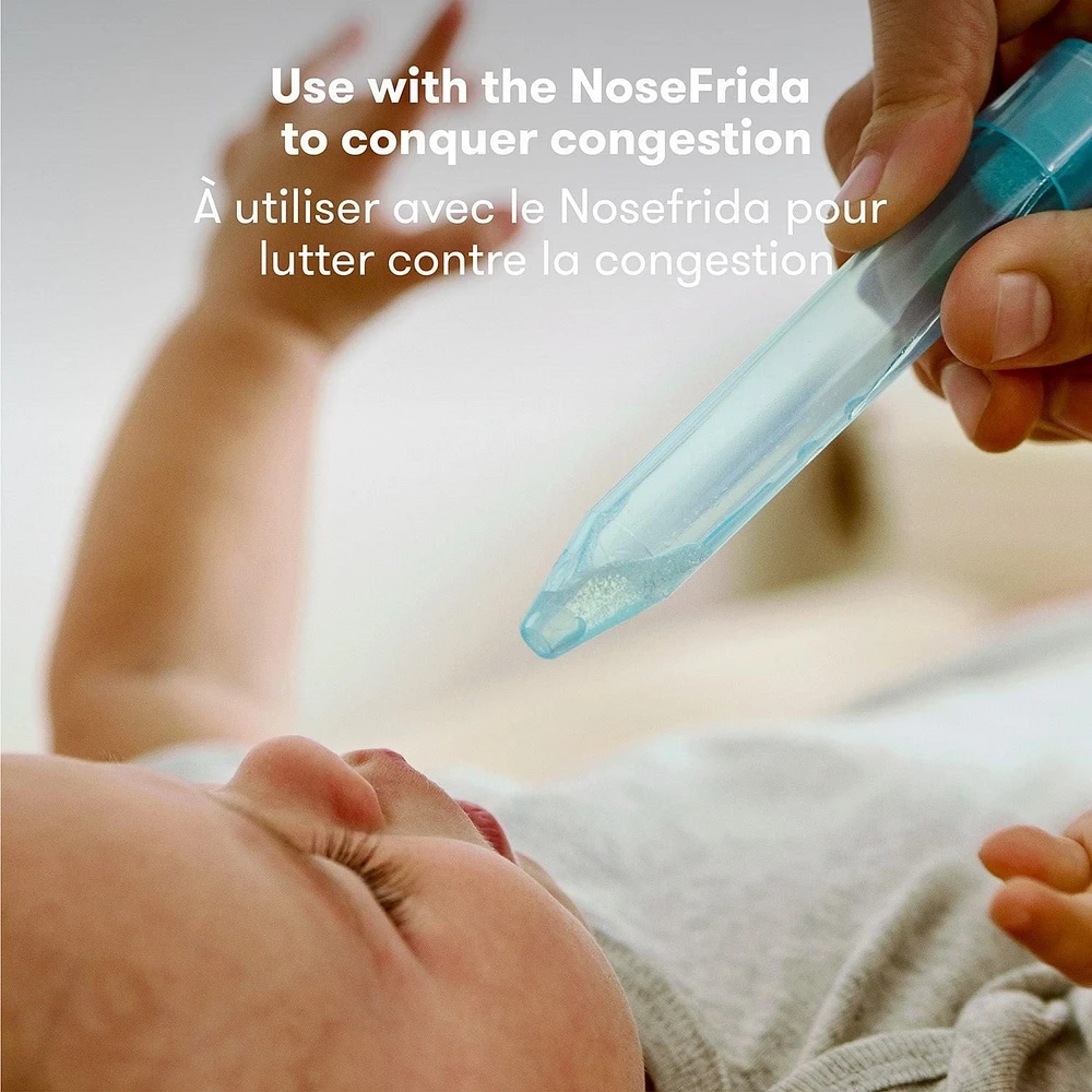 Frida Baby - NoseFrida Saline Snot Spray Spray nasal salin pour adoucir les voies nasales à utiliser avant NoseFrida The SnotSucker 20 ml