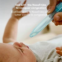 Frida Baby - NoseFrida Saline Snot Spray Spray nasal salin pour adoucir les voies nasales à utiliser avant NoseFrida The SnotSucker 20 ml