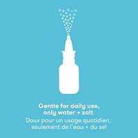 Frida Baby - NoseFrida Saline Snot Spray Spray nasal salin pour adoucir les voies nasales à utiliser avant NoseFrida The SnotSucker 20 ml