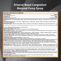 Drixoral Nasal Congestion Spray, 25 mL