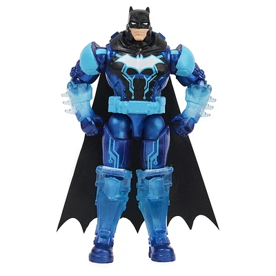 Batman, Figurine articulée Batman de 10 cm avec 3 accessoires mystère, Jouets pour garçons et filles à partir de 3 ans