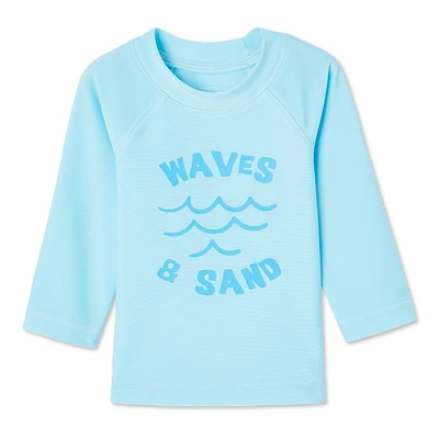 George Baby Boys' Long Sleeve Rash Guard, Sizes 3-24 months