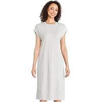 Robe t-shirt mi-longue George pour femmes Tailles TP–TTG