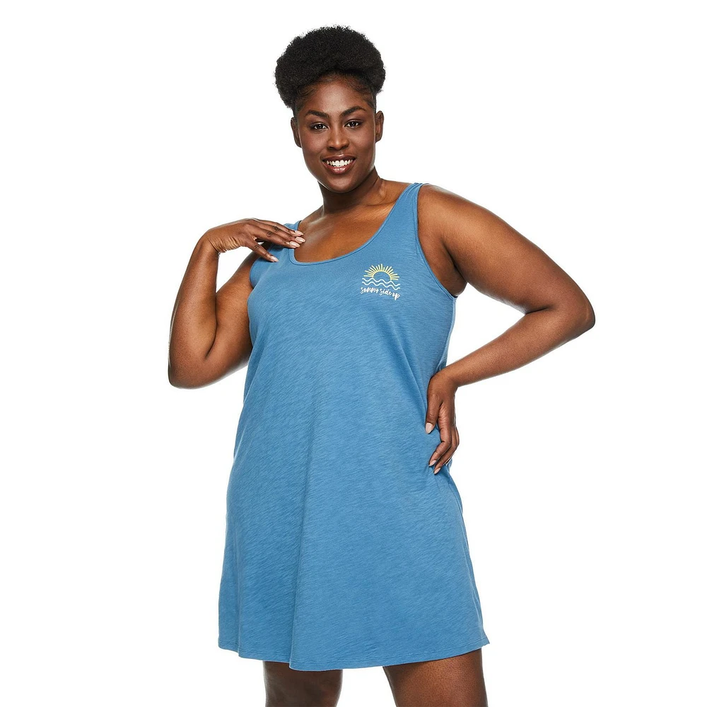 Chemise de nuit débardeur George Plus pour femmes Tailles 1X-4X