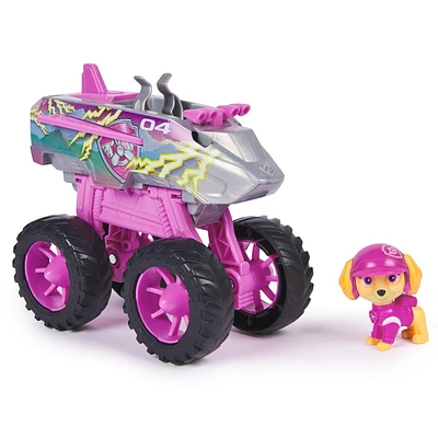 PAW Patrol: Rescue Wheels Skye’s Jet, Toy Truck with Transformation into Jet-Mode and Collectible Action Figure, Kids Toys for Boys & Girls Ages 3+, Skye’s Jet