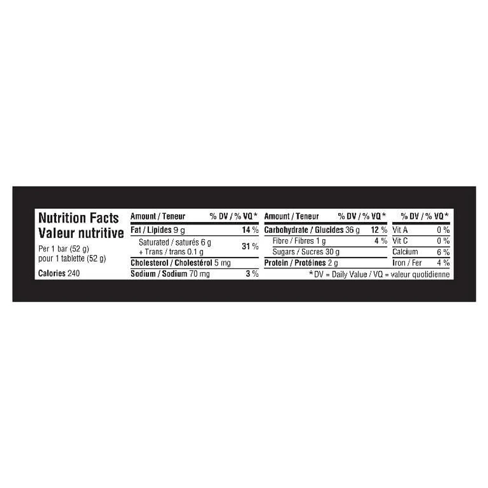 Barre de friandise au chocolat et au caramel Mars, barre individuelle, 52 g 1 barre, 52 g