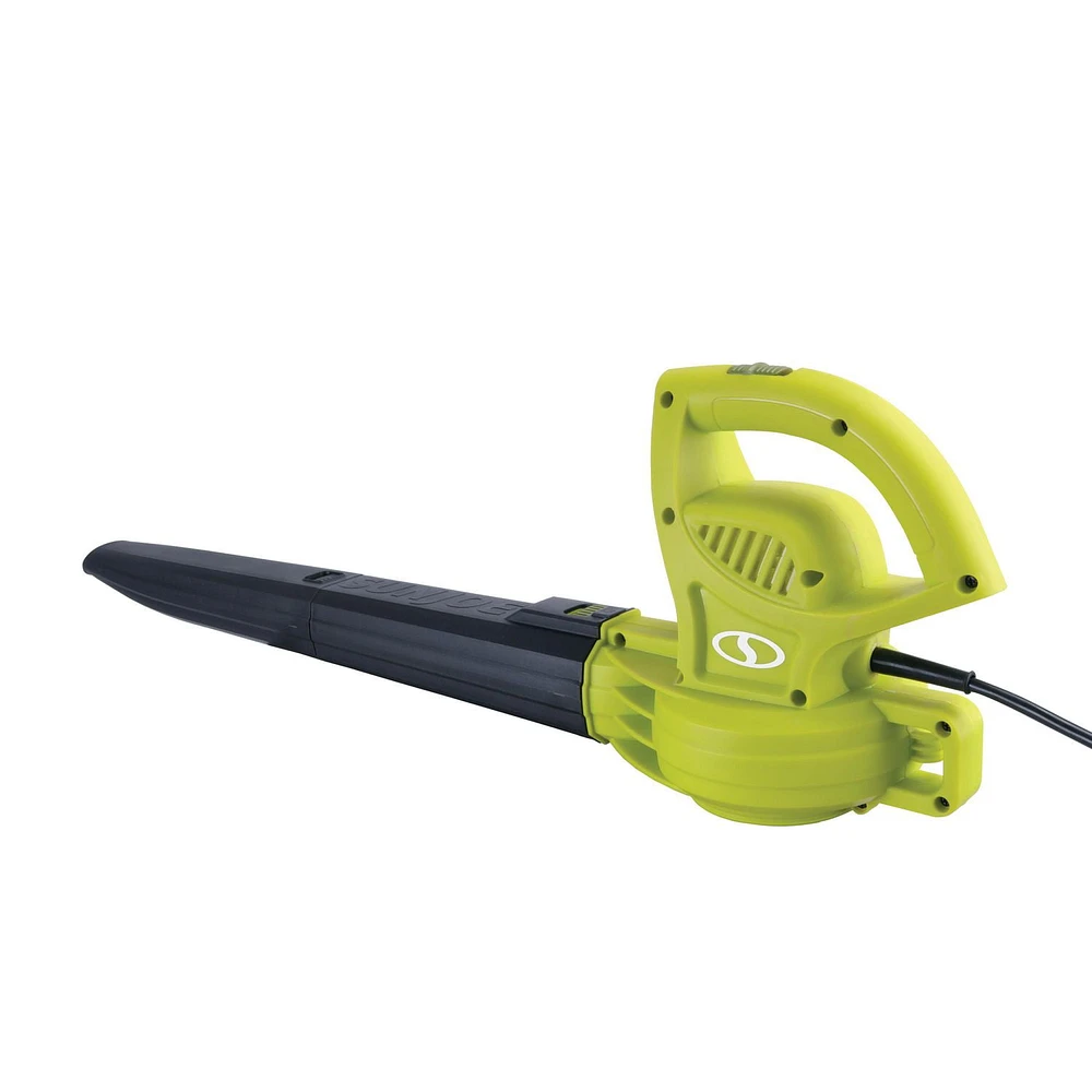 Sun Joe SBJ597E All Purpose Electric Blower, 155 MPH, 6 Amp (Green)