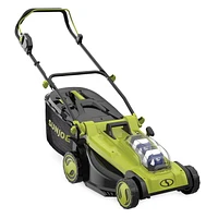 Sun Joe 24V-X2-17LM 48-Volt iON+ Cordless Lawn Mower Kit, 17-inch, 6-Position, W/ 2 x 4.0-Ah Batteries, Dual Port Charger, and Collection Bag