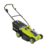 Sun Joe 24V-X2-17LM 48-Volt iON+ Cordless Lawn Mower Kit, 17-inch, 6-Position, W/ 2 x 4.0-Ah Batteries, Dual Port Charger, and Collection Bag