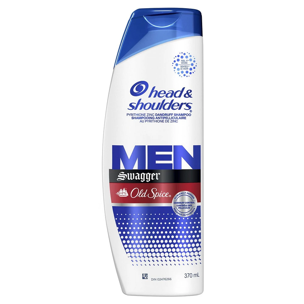 Head & Shoulders Old Spice Swagger Anti-Dandruff Shampoo for Men, 370ML