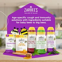 Zarbee's Baby Immunity Syrup, Zinc, Honey-Free, Immune System Support, Sweetened with Agave, 59 mL