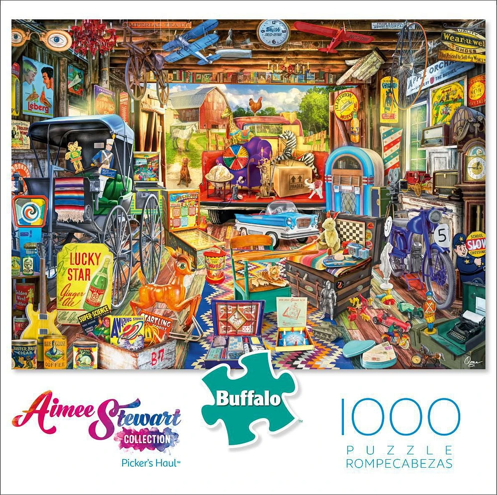 Buffalo Games Aimee Stewart Picker's Haul 1000 Piece Jigsaw Puzzle