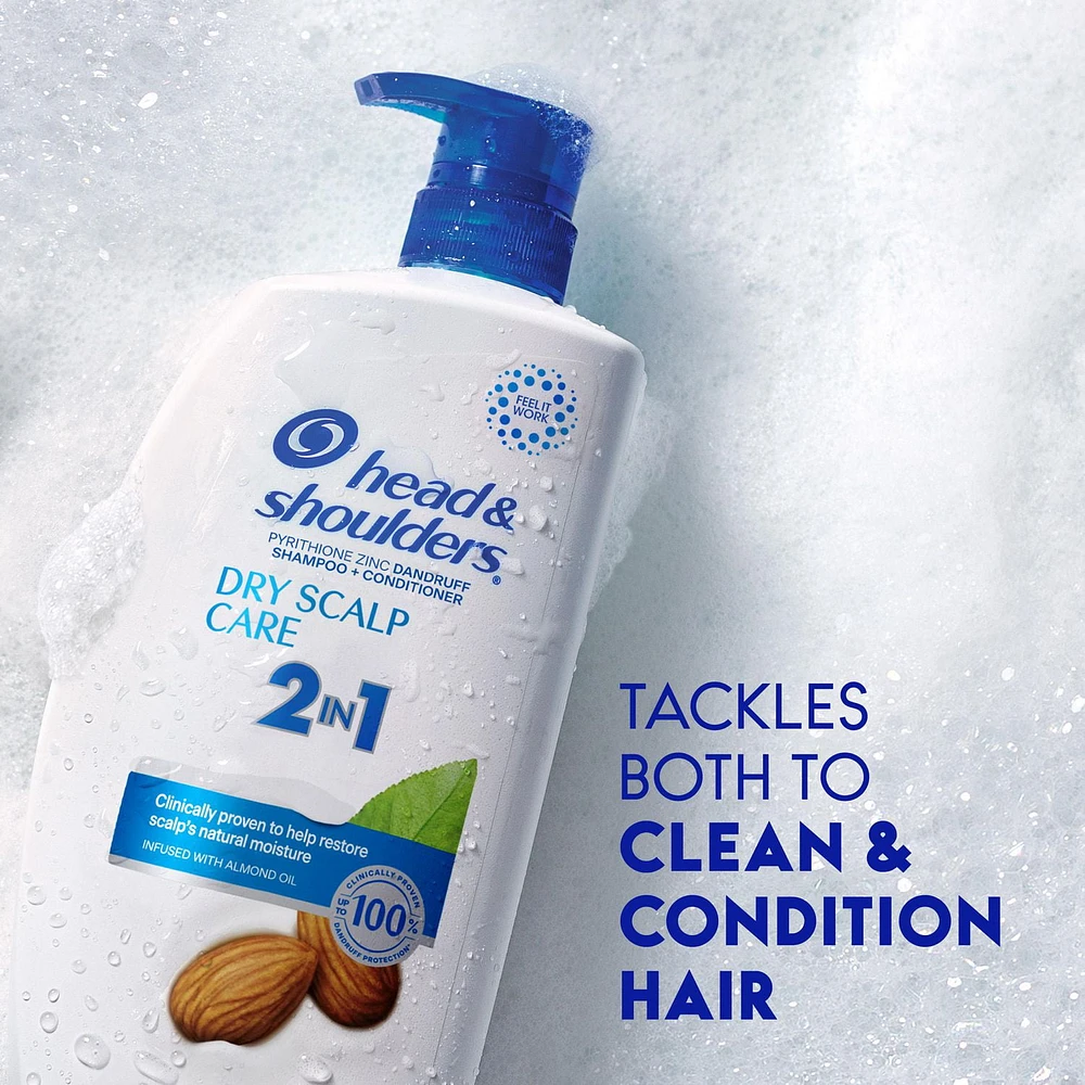 Head & Shoulders Dry Scalp Care Anti-Dandruff 2-in-1 Shampoo + Conditioner, 835ML