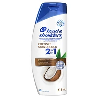 Head & Shoulders Coconut Daily-Use Anti-Dandruff Paraben Free 2-in-1 Shampoo + Conditioner, 613ML