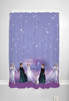 Frozen II "Frozen in Time" Room Darkening Drapes-pair, Frozen II Rm Darkening Drapes