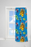 Super Mario "Brick Brothers" Room Darkening Drapes-pair