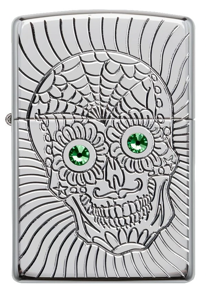 Zippo 167 Sugar Skull Design (49172)