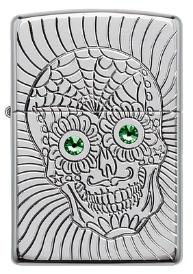 Zippo 167 Sugar Skull Design (49172)